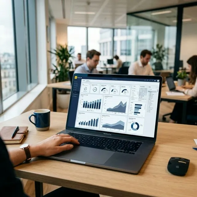 Tableau de bord Power BI avec exemples par métier
